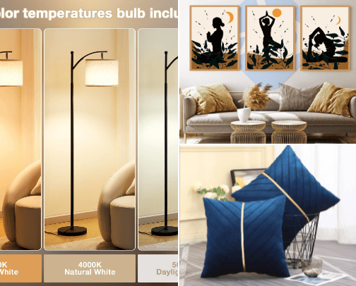 Aesthetic Home Decor cover photo collage