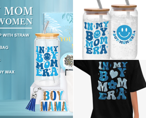 In My Boy Mom Era cover photo collage