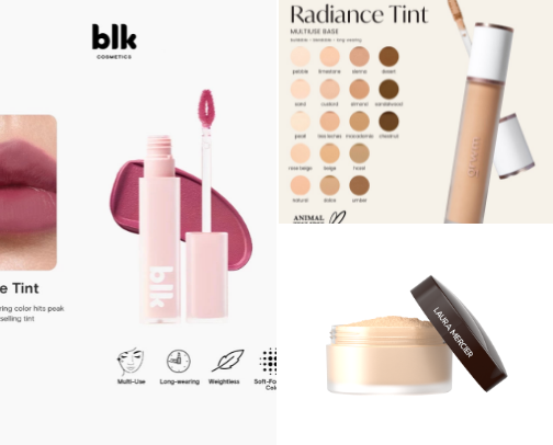 Makeup reco's cover photo collage