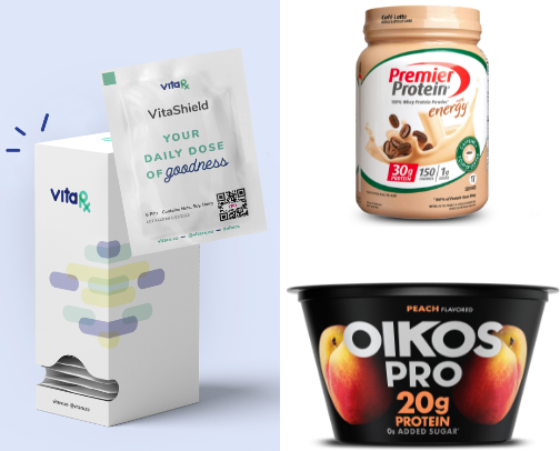 Vitamins/Supplements cover photo collage