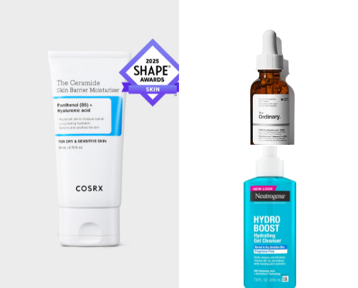 Curated skin care tips cover photo collage