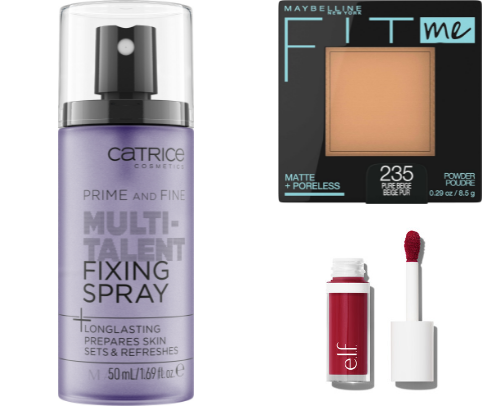 budget low, quality high makeup cover photo collage