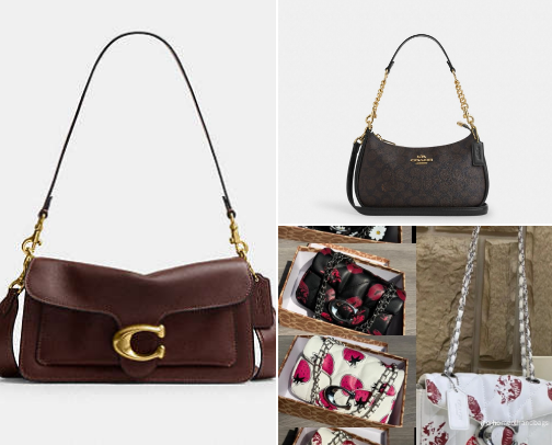 Coach bags cover photo collage