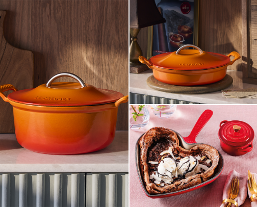 Le Creuset Faves cover photo collage