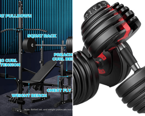 Home Gym essentials! cover photo collage