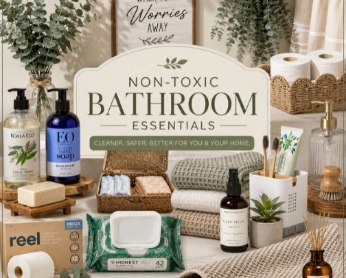 Bathroom Essentials cover photo collage