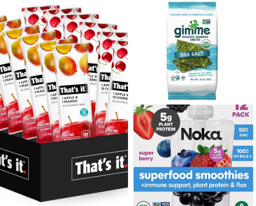 Snacks you won’t mind giving to your kids! cover photo collage