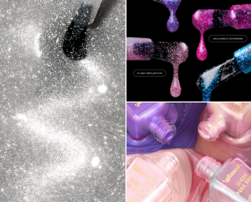 The best glitter nail polishes — for ACTUAL sparkle, no mediocre glitter nails here cover photo collage