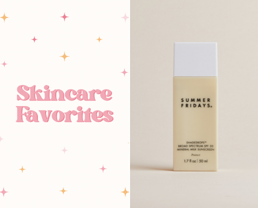 Skincare Favorites cover photo collage