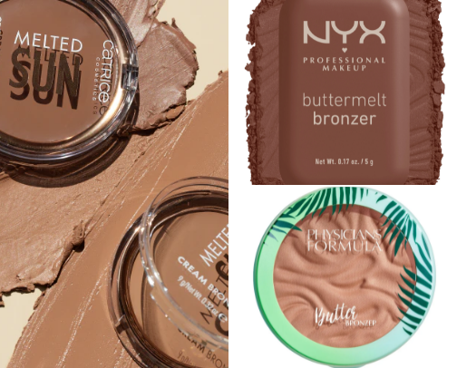 Bronzers/contours beginner and pro friendly cover photo collage