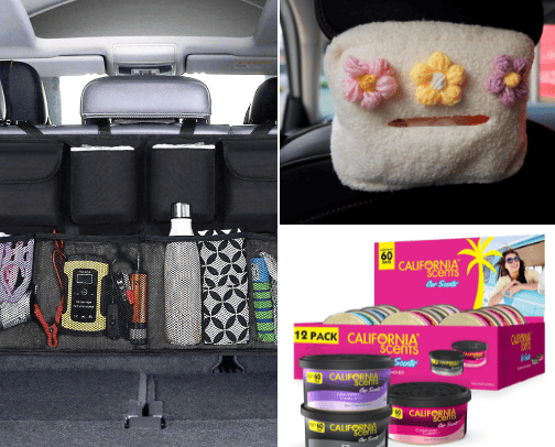 Car essentials cover photo collage