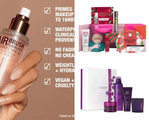 Maquillage et soins de la peau cover photo collage