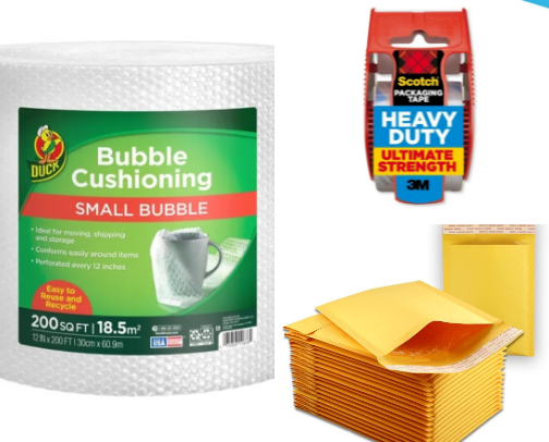 My Favourite Decluttering & eBay Selling Supplies. cover photo collage