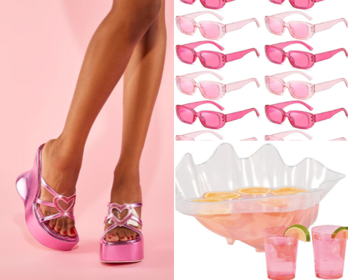 Elle Theme Party cover photo collage