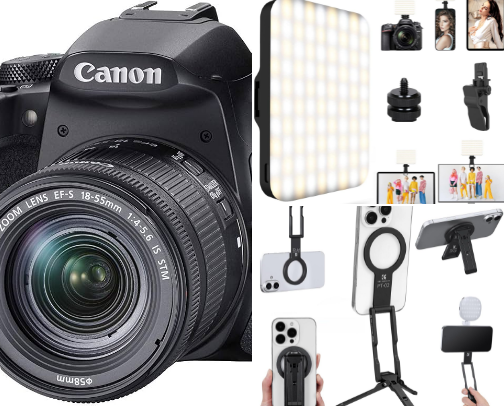 Everything I Use to Create Content cover photo collage