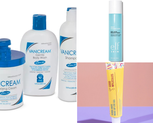 Affordable skincare products for combination skin that I will always repurchase !! cover photo collage