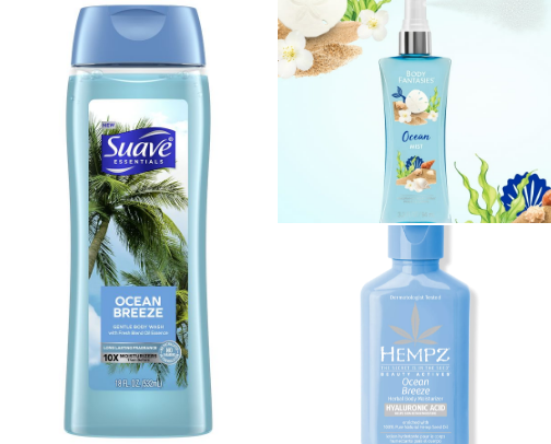 Ocean Breeze Shower Routine: cover photo collage