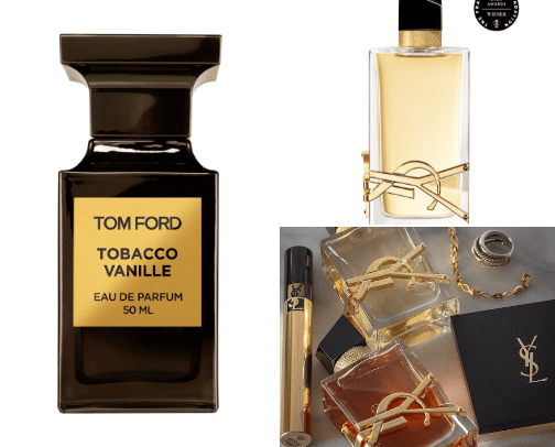 Perfumes | Bestsellers cover photo collage