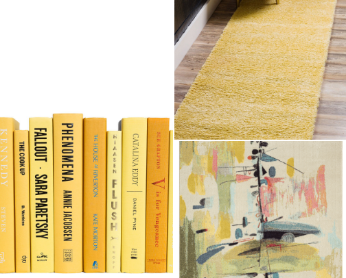 Gemini happy home decor accessories in yellows cover photo collage