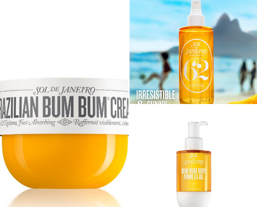 Body care cover photo collage