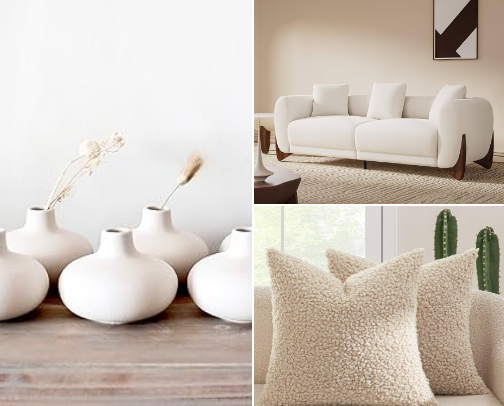 Minimalistic Home Finds cover photo collage