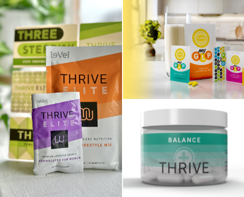 Thrive Products cover photo collage