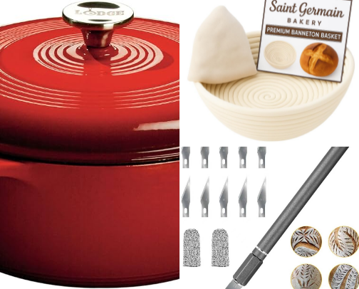 Sourdough & Artisan Bread Baking Essentials: Top Amazon Picks for Central Florida Home Bakers cover photo collage