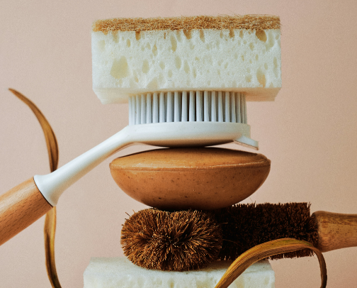 Aesthetic Cleaning & Organization Guide cover photo collage