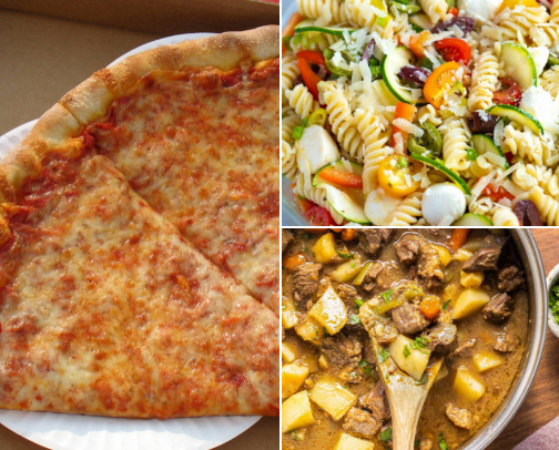 Foodie favourites & cravings 🤤 cover photo collage