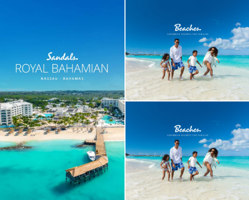 Sandals and Beaches All-Inclusive Resorts cover photo collage