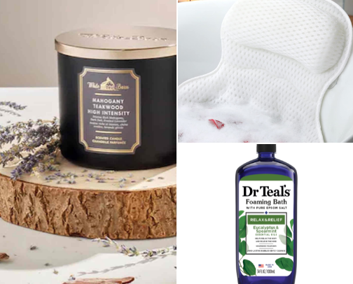 Inexpensive ways to have the Ultimate Self-Care bath night 🫧 cover photo collage