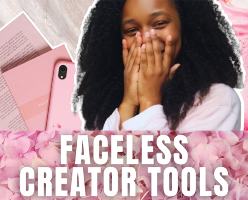 Faceless Content Creation Tools for Shy Creators cover photo collage