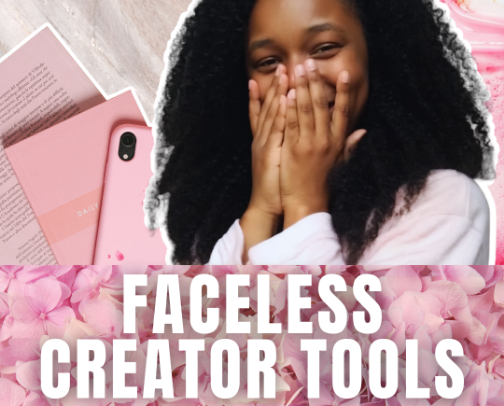 Faceless Content Creation Tools for Shy Creators cover photo collage