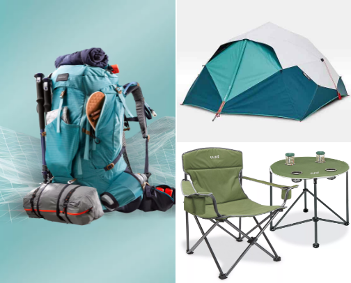 Outdoor Gear and Equipments cover photo collage