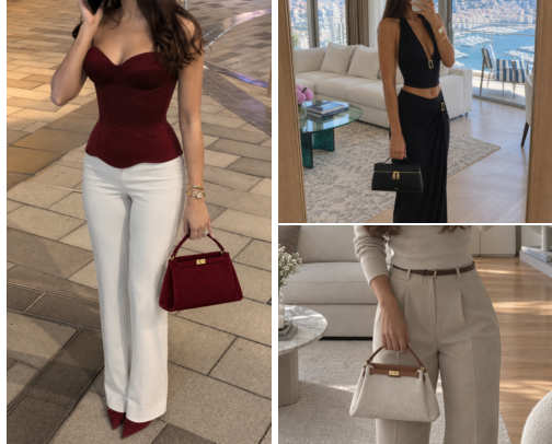 Handbags cover photo collage