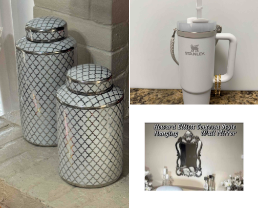 Home Decor pieces that will take your room to the next level. Kitchen items, gadgets,Tumblers, etc. Vegetarian recipes (we tried), and Time Saving Hacks! cover photo collage