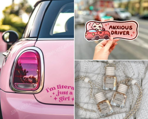 Girly Car Corner cover photo collage