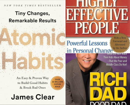 Books That Shaped My Mindset, Leadership, and Imagination cover photo collage