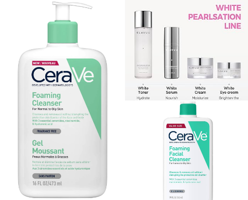My simple 5-step Skincare routine for beginners with affordable yet valuable products cover photo collage