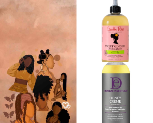 4C Hair Care: Nurturing Your Natural Curls cover photo collage