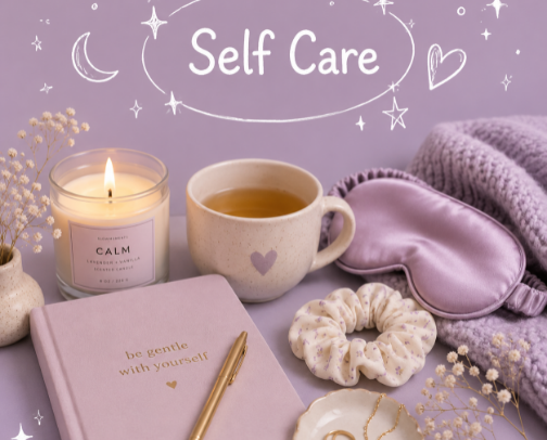 Self Care ♡ cover photo collage