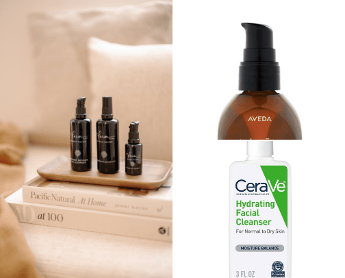 Skin care for dry, sensitive skin cover photo collage