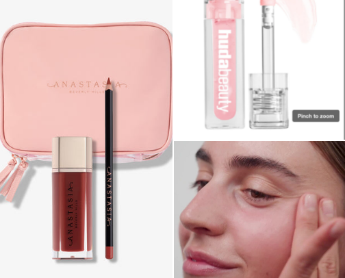 Lip stick cover photo collage