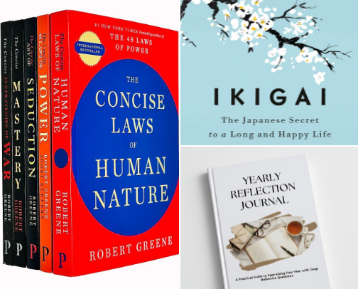 Books that exposes life in a new light. cover photo collage
