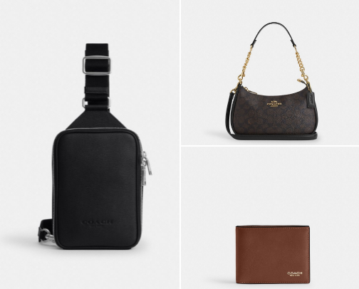 Coach Bags and Accessories cover photo collage