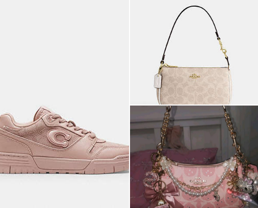 Coach items cover photo collage