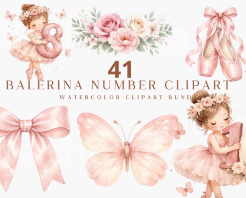 Birthday Clipart, Cake Toppers & Party Printables 🎀 cover photo collage
