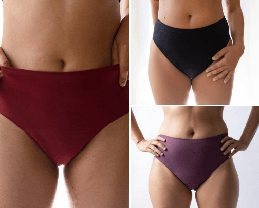 Zero waste period underwear cover photo collage