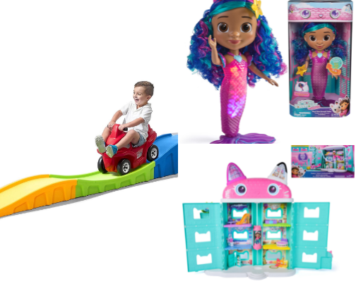 Kids wish list items cover photo collage