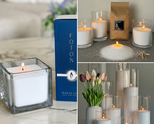 PEARL CANDLES cover photo collage